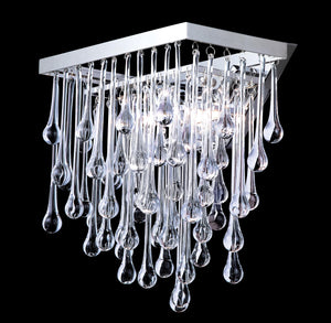 Avenue Lighting - HF1801-PN - Two Light Wall Sconce - Hollywood Blvd. - Polish Nickel / Clear Glass Tear Drops