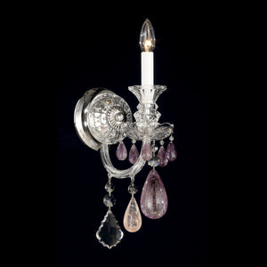 Schonbek - 5501AM - One Light Wall Sconce - Hamilton Rock Crystal - Polished Silver