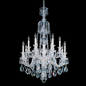 Schonbek - 5708CL - 12 Light Chandelier - Hamilton - Silver