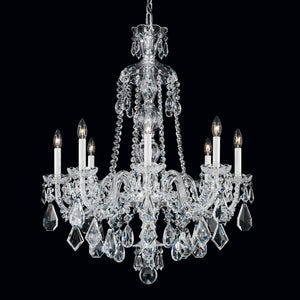 Schonbek - 5737CL - Eight Light Chandelier - Hamilton - Silver