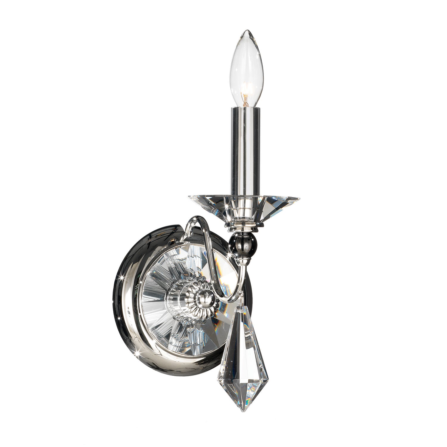 Schonbek - 9671-40CL - One Light Wall Sconce - Jasmine - Silver