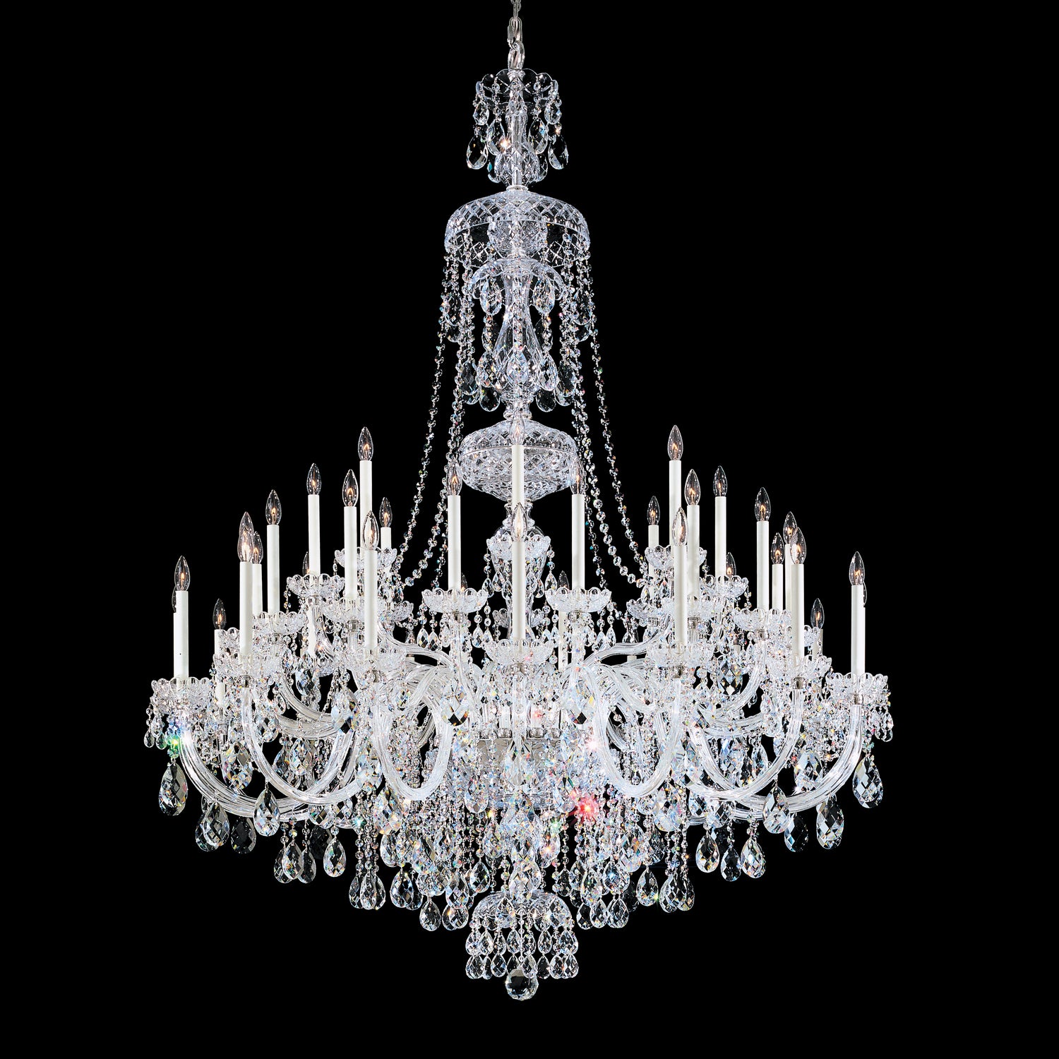 Schonbek - 3612-40H - 45 Light Chandelier - Sterling - Silver