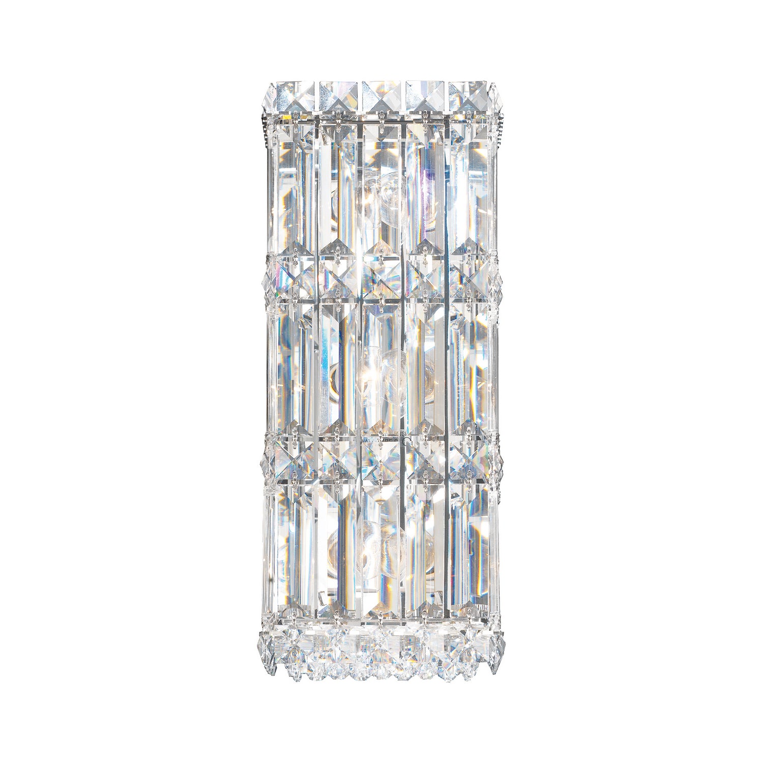 Schonbek - 2236A - Three Light Wall Sconce - Quantum - Stainless Steel