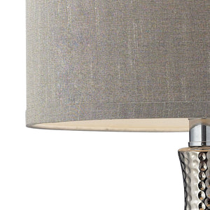 ELK Home - D124 - One Light Table Lamp - Hammered Chrome - Chrome