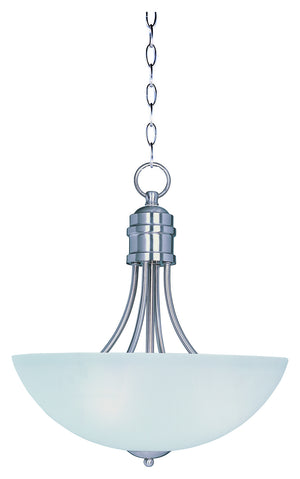 Maxim - 10044FTSN - Three Light Pendant - Logan - Satin Nickel