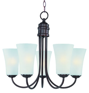 Maxim - 10045FTOI - Five Light Chandelier - Logan - Oil Rubbed Bronze