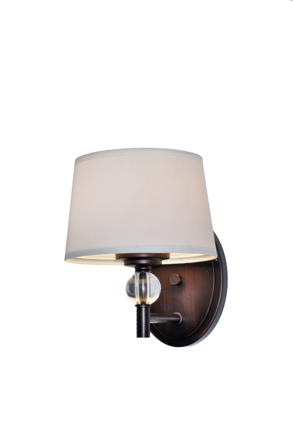 Maxim - 12761WTOI - One Light Wall Sconce - Rondo - Oil Rubbed Bronze