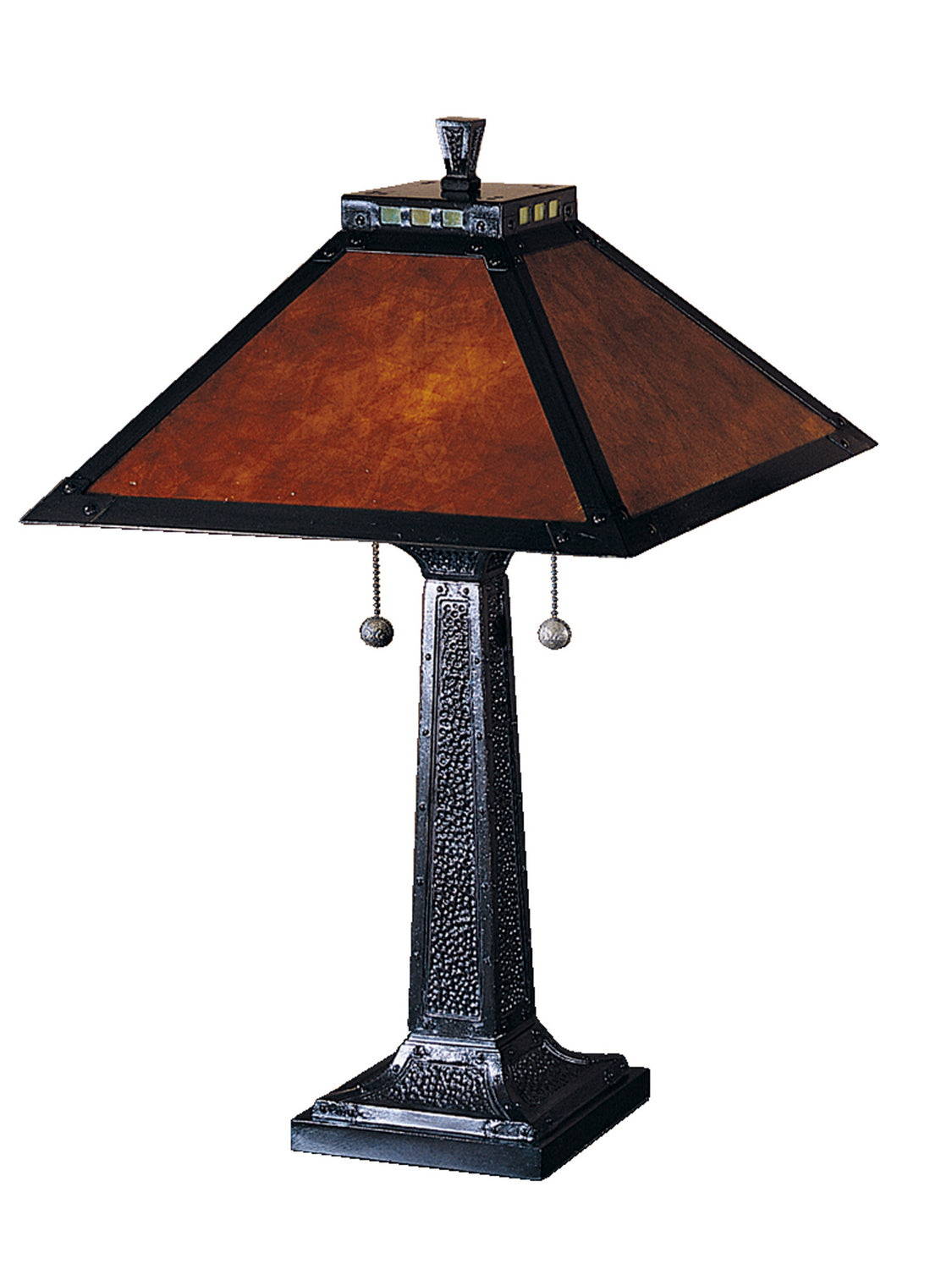 Dale Tiffany - TT100174 - Two Light Table Lamp - Camelot - Mica Bronze