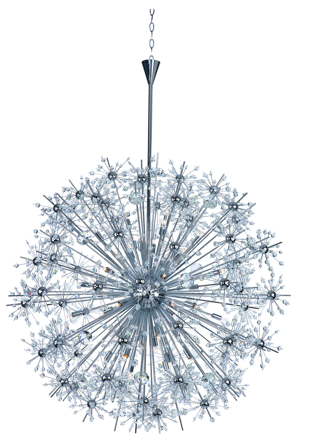 Maxim - 39747BCPC - 40 Light Chandelier - Starfire - Polished Chrome