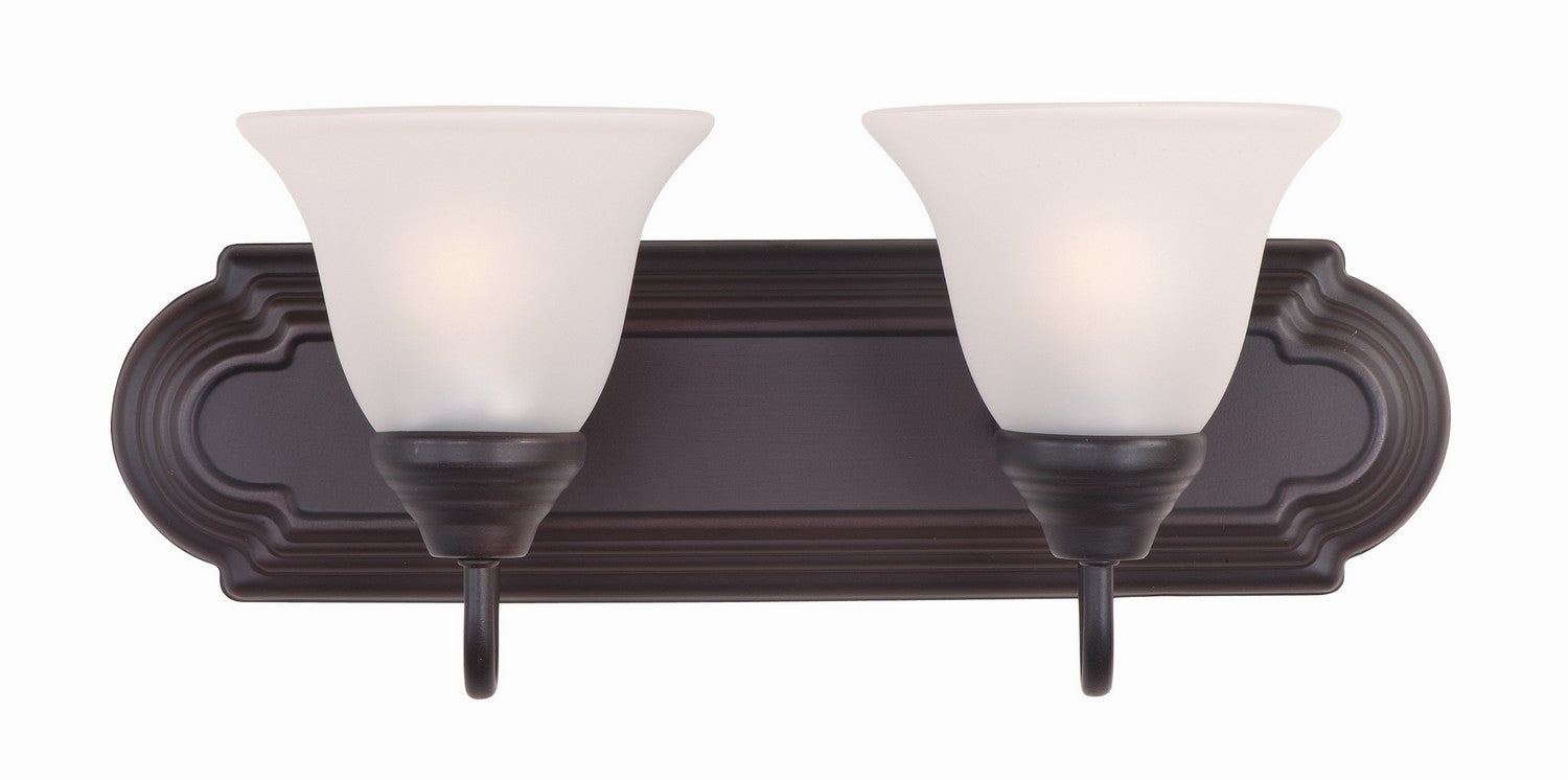 Maxim - 8012FTOI - Two Light Bath Vanity - Essentials - 801x - Oil Rubbed Bronze