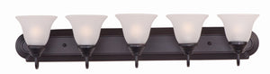Maxim - 8015FTOI - Five Light Bath Vanity - Essentials - 801x - Oil Rubbed Bronze