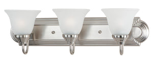 Maxim - 8013FTSN - Three Light Bath Vanity - Essentials - 801x - Satin Nickel