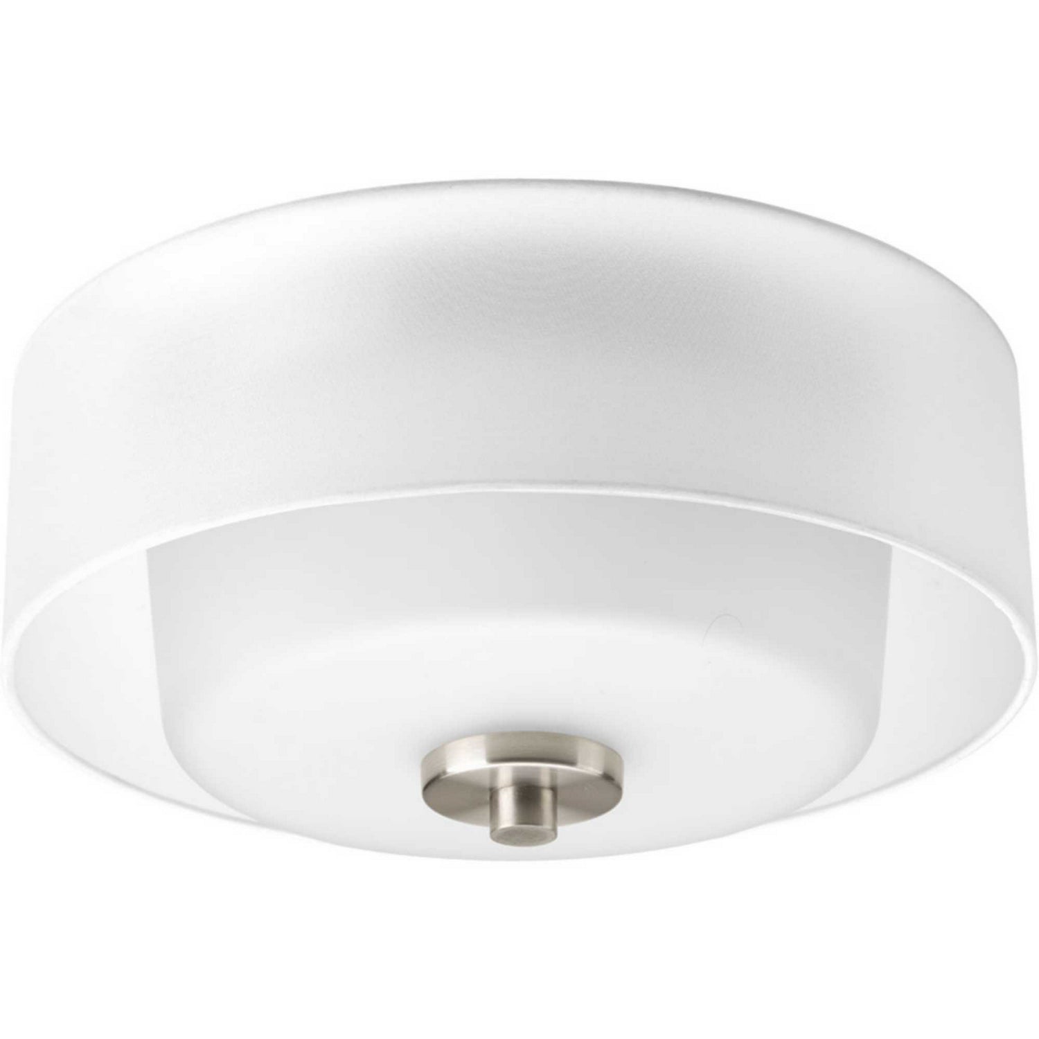 Progress Lighting - P3693-09 - Two Light Flush Mount - Invite - Brushed Nickel