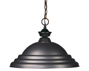 Z-Lite - 100701OB-SOB - One Light Pendant - Riviera - Olde Bronze