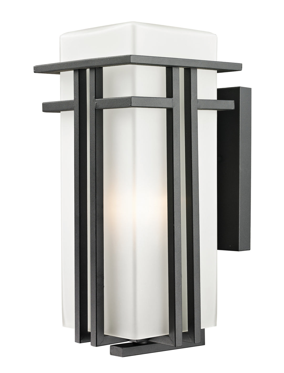Z-Lite - 549B-BK - One Light Outdoor Wall Light - Abbey - Black
