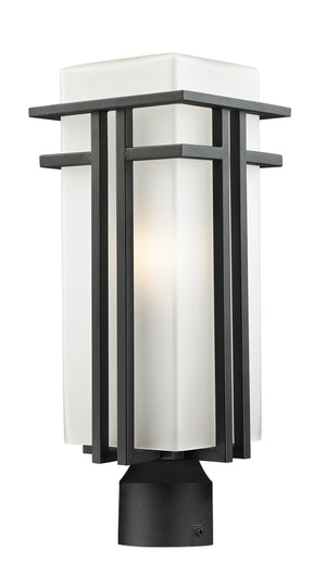 Z-Lite - 549PHB-BK-R - One Light Outdoor Post Mount Fixture - Abbey - Black