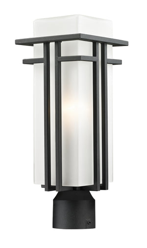 Z-Lite - 549PHM-BK-R - One Light Outdoor Post Mount - Abbey - Black