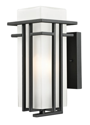 Z-Lite - 549S-BK - One Light Outdoor Wall Light - Abbey - Black