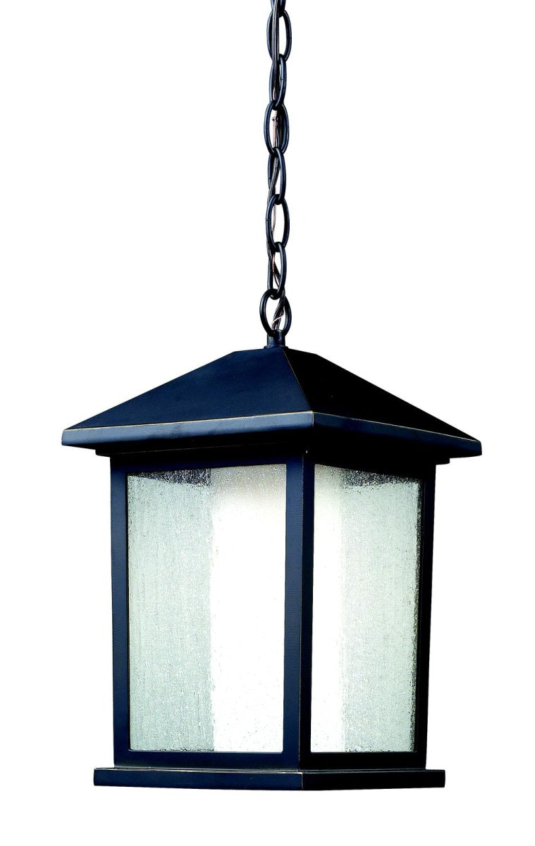 Z-Lite - 524CHM - One Light Outdoor Chain Mount Ceiling Fixture - Mesa - Oil Rubbed Bronze