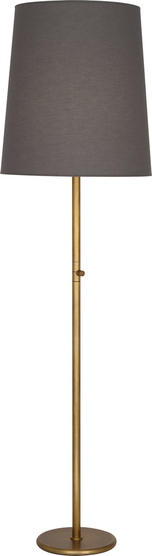 Robert Abbey - 2801 - One Light Floor Lamp - Rico Espinet Buster - Aged Brass