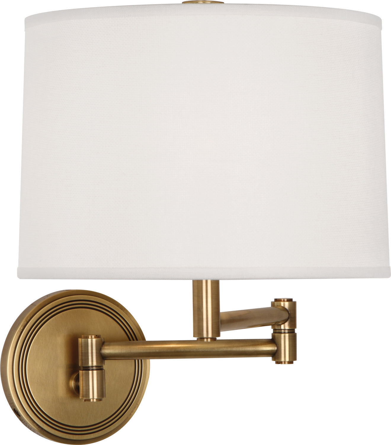 Robert Abbey - 2824 - One Light Wall Swinger - Sofia - Antique Brass