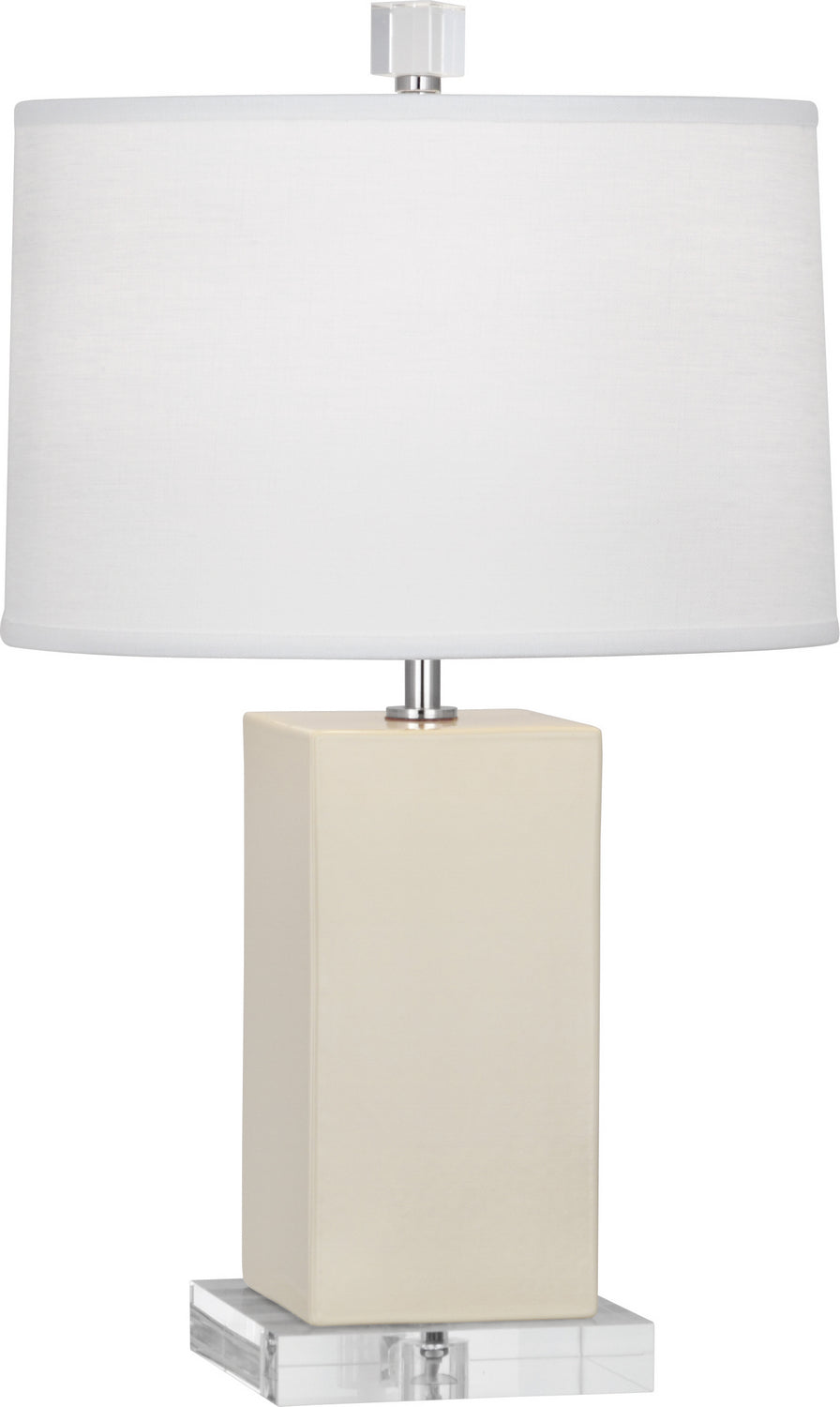 Robert Abbey - BN990 - One Light Accent Lamp - Harvey - Bone Glazed Ceramic