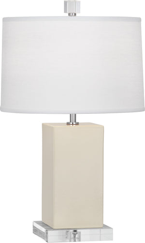 Robert Abbey - BN990 - One Light Accent Lamp - Harvey - Bone Glazed Ceramic