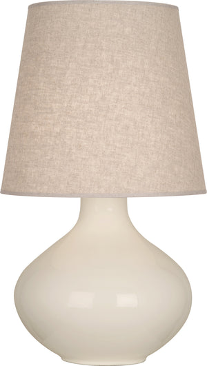 Robert Abbey - BN991 - One Light Table Lamp - June - Bone Glazed Ceramic