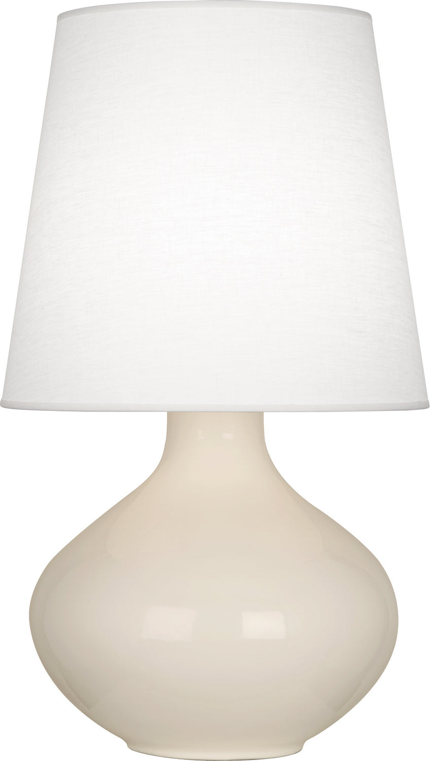 Robert Abbey - BN993 - One Light Table Lamp - June - Bone Glazed Ceramic