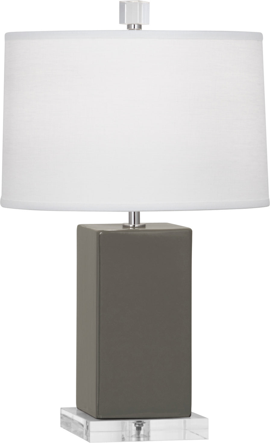 Robert Abbey - CR990 - One Light Accent Lamp - Small Harvey - Ash Glazed Ceramic