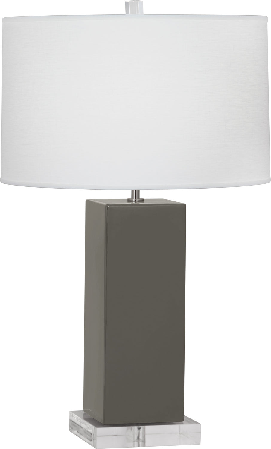 Robert Abbey - CR995 - One Light Table Lamp - Harvey - Ash Glazed Ceramic