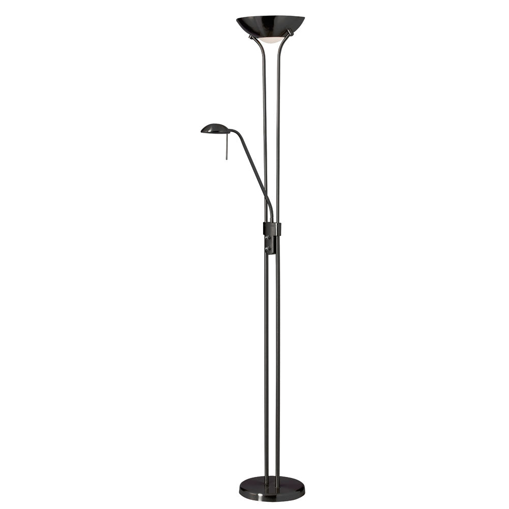 Dainolite Ltd - 505F-MB - Three Light Floor Lamp - Contemporary - Black