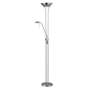 Dainolite Ltd - 505F-SC - Three Light Floor Lamp - Contemporary - Satin Chrome