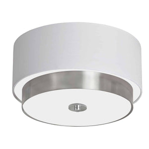 Dainolite Ltd - LAR-143FH-SC - Three Light Flush Mount - Larkin - White