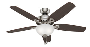Hunter - 53090 - 52" Ceiling Fan - Builder - Brushed Nickel