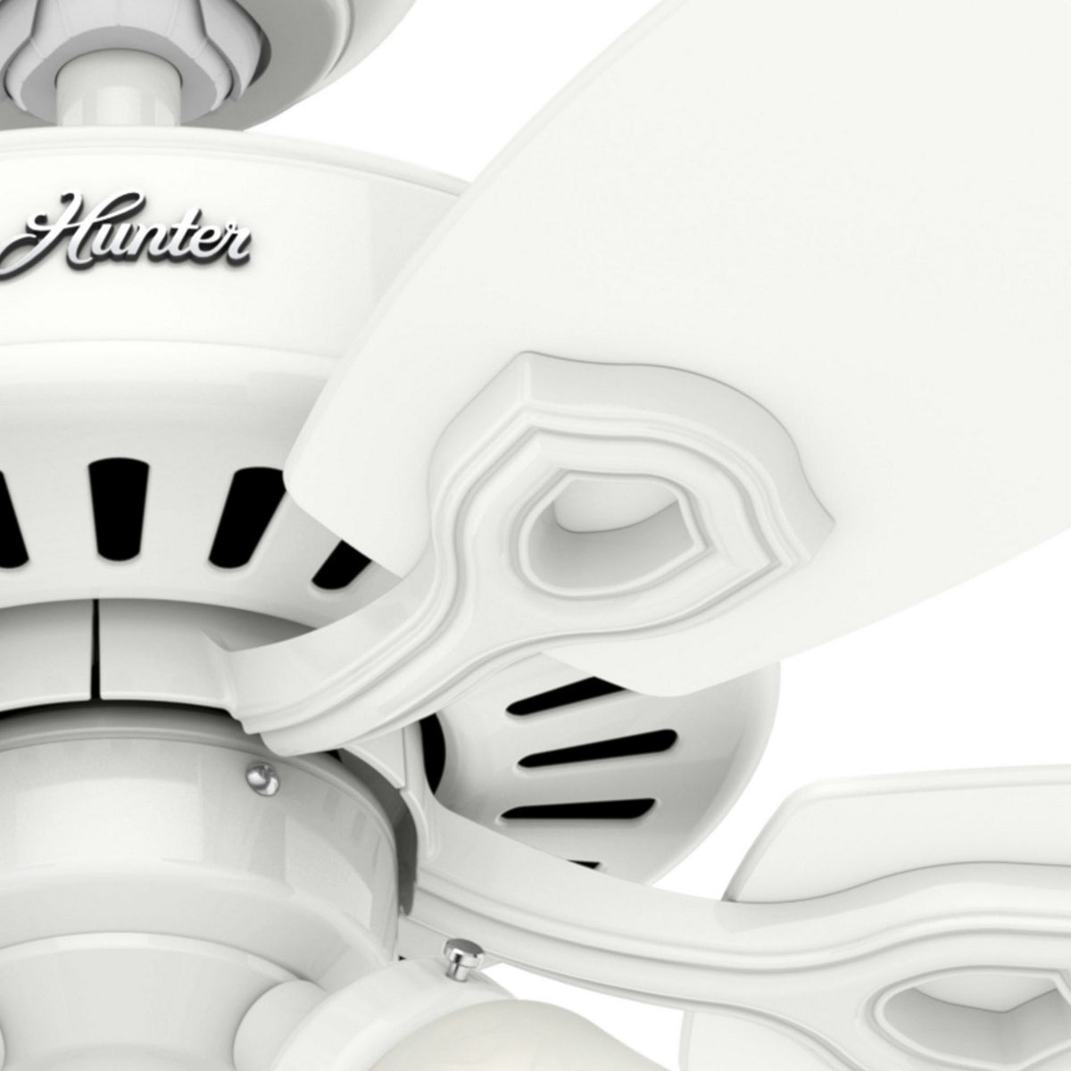 Hunter - 51110 - 52" Ceiling Fan - Builder - Matte Silver
