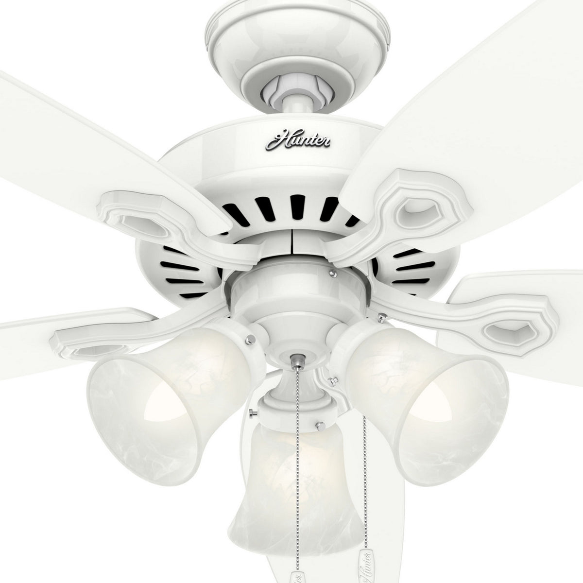 Hunter - 51110 - 52" Ceiling Fan - Builder - Matte Silver