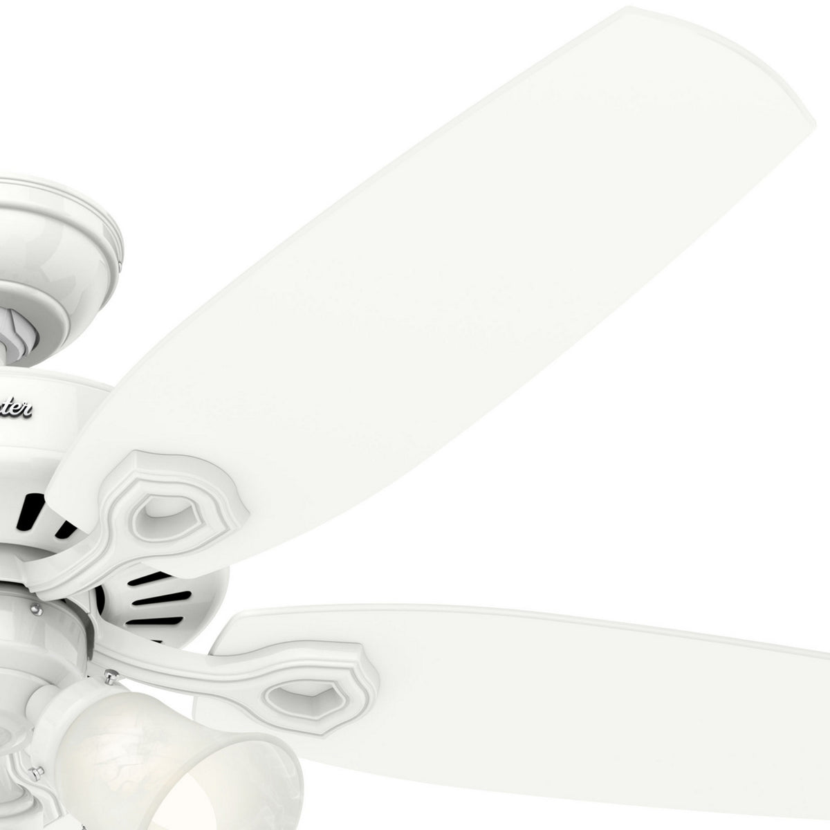 Hunter - 51110 - 52" Ceiling Fan - Builder - Matte Silver