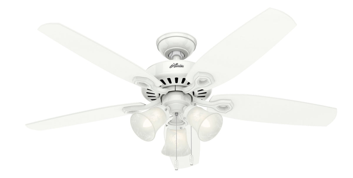 Hunter - 51110 - 52" Ceiling Fan - Builder - Matte Silver