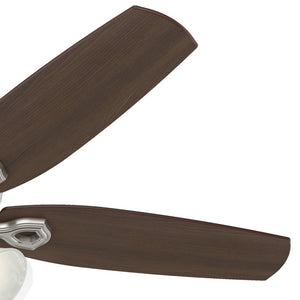 Hunter - 51110 - 52" Ceiling Fan - Builder - Matte Silver
