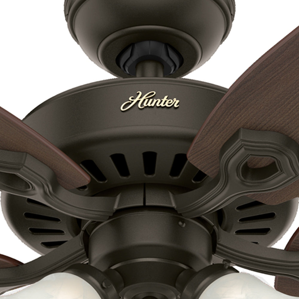 Hunter - 51110 - 52" Ceiling Fan - Builder - Matte Silver
