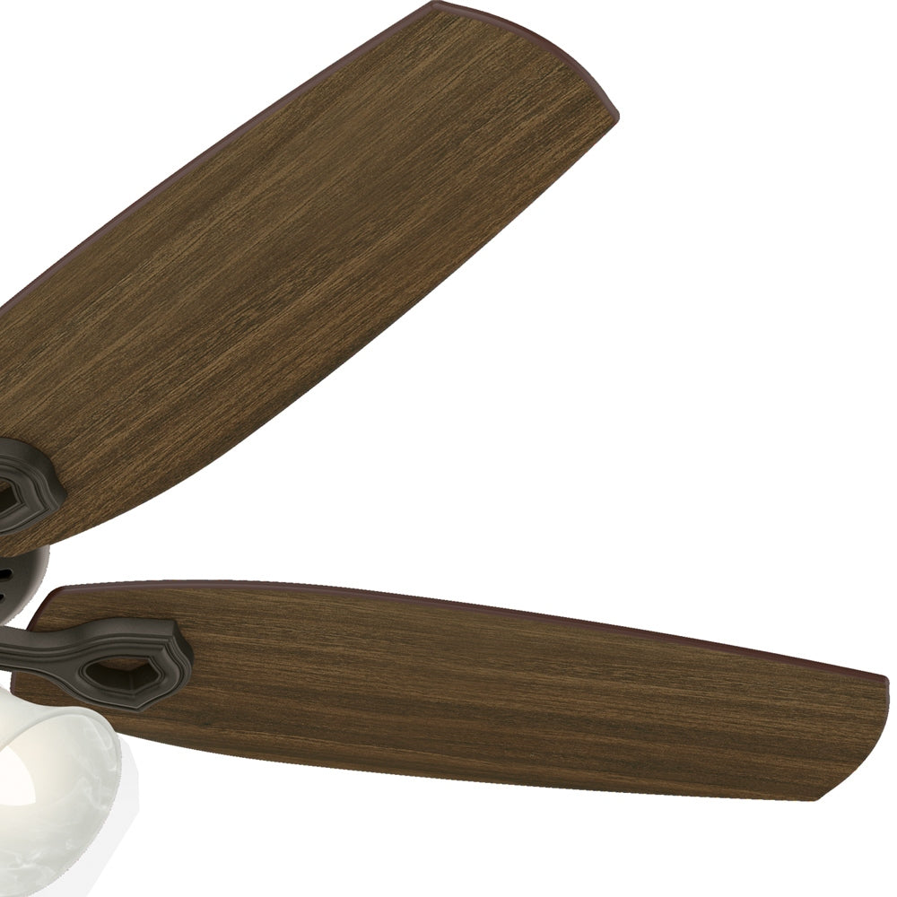 Hunter - 51110 - 52" Ceiling Fan - Builder - Matte Silver