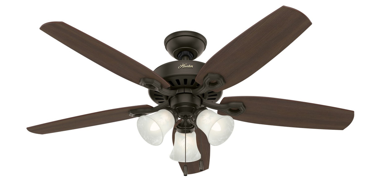 Hunter - 51110 - 52" Ceiling Fan - Builder - Matte Silver