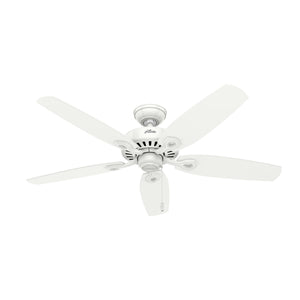 Hunter - 53240 - 52" Ceiling Fan - Builder - Snow White