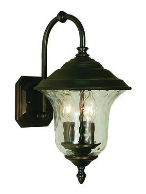 Framburg - 1220 SBR - Three Light Exterior Wall Mount - Hartford - Siena Bronze