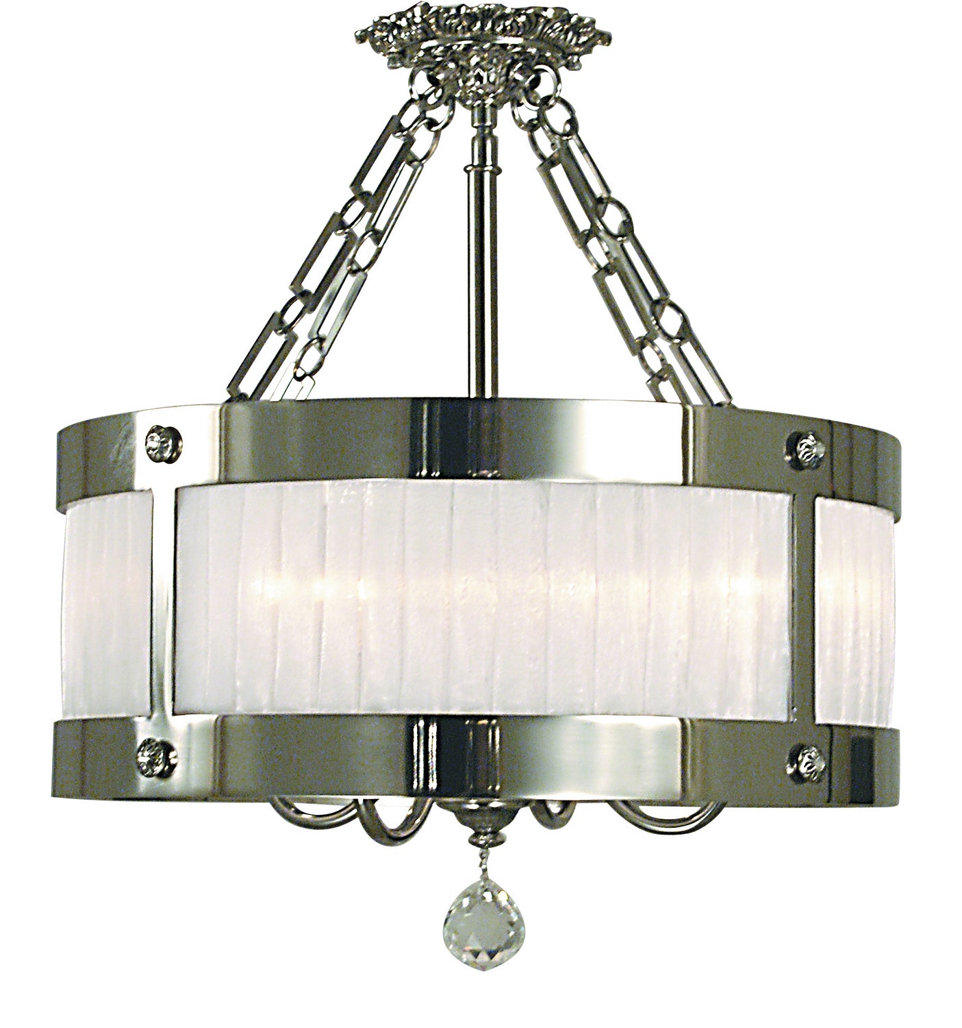 Framburg - 2164 PS - Five Light Flush / Semi-Flush Mount - Astor - Polished Silver