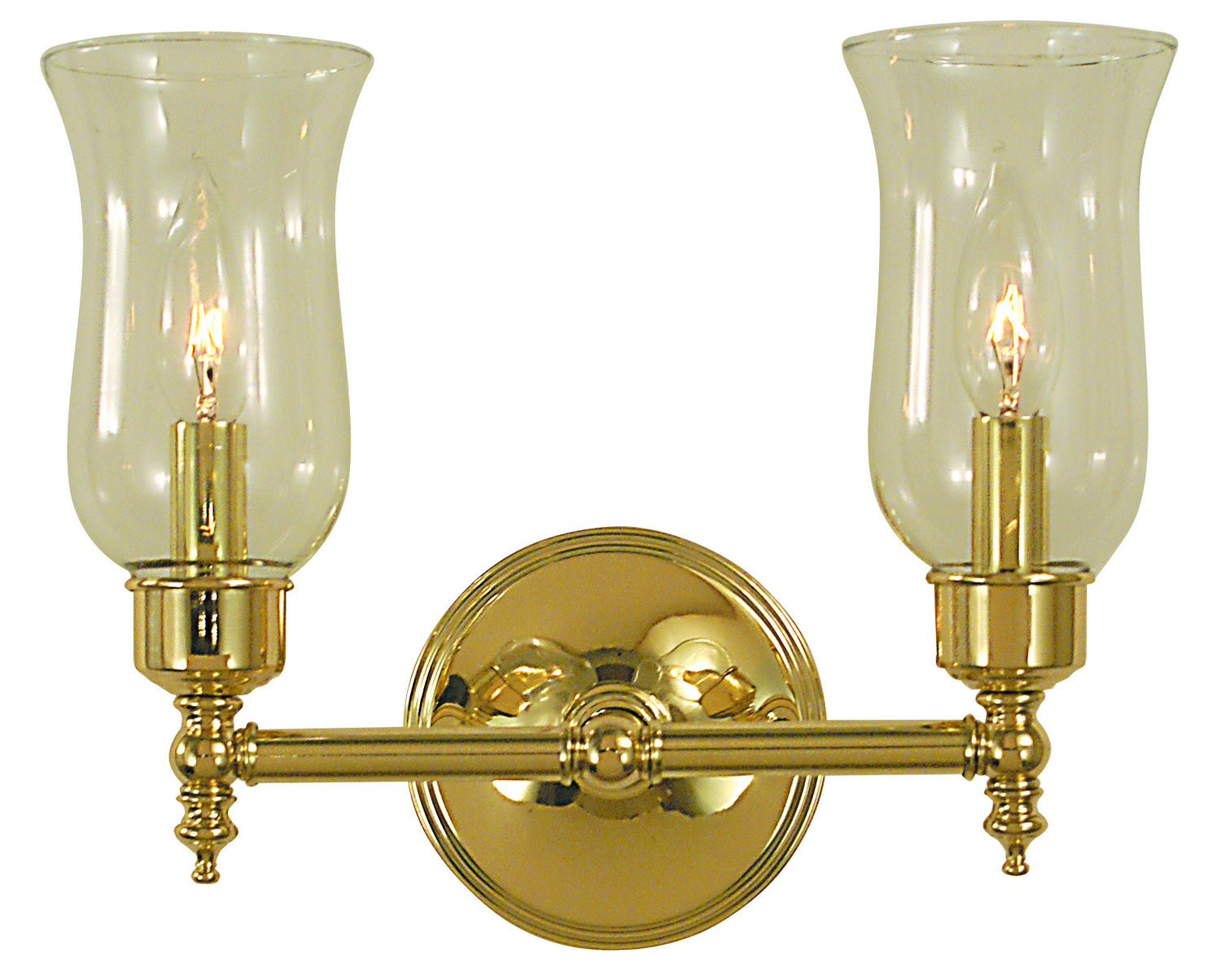 Framburg - 2502 PB - Two Light Wall Sconce - Sheraton - Polished Brass