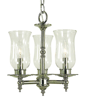 Framburg - 2508 PS - Three Light Chandelier - Sheraton - Polished Silver