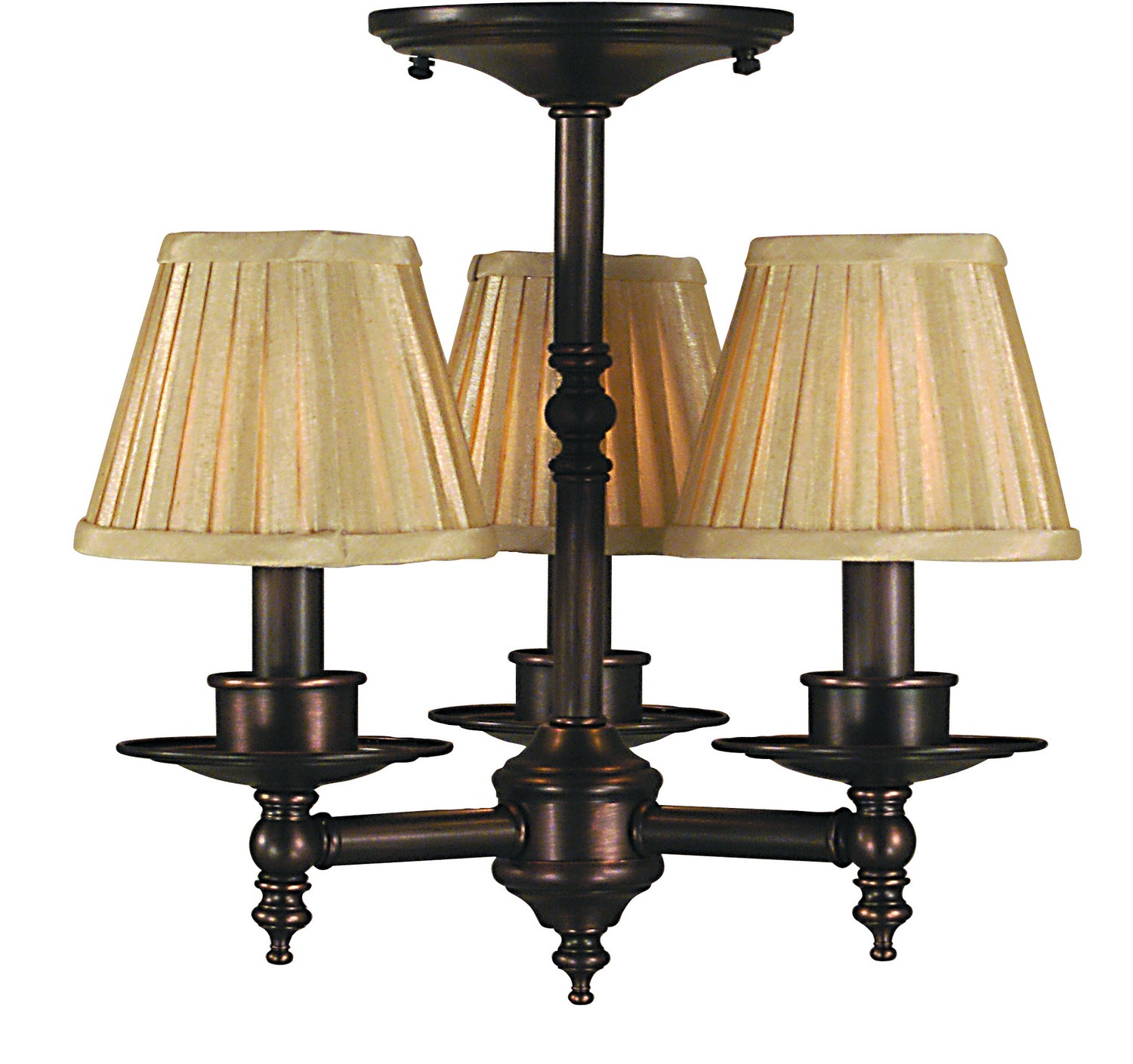 Framburg - 2516 SBR - Three Light Flush / Semi-Flush Mount - Sheraton - Siena Bronze