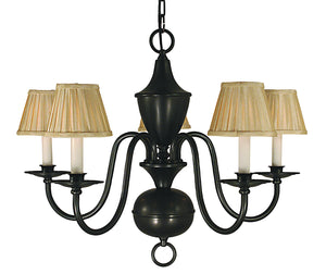 Framburg - 2535 AB - Five Light Chandelier - Jamestown - Antique Brass